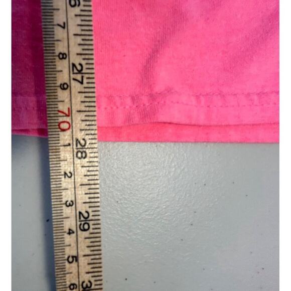 Disney Pink T-Shirt With Mickey & Friends Fireworks Graphic Print Size M - Picture 7 of 7